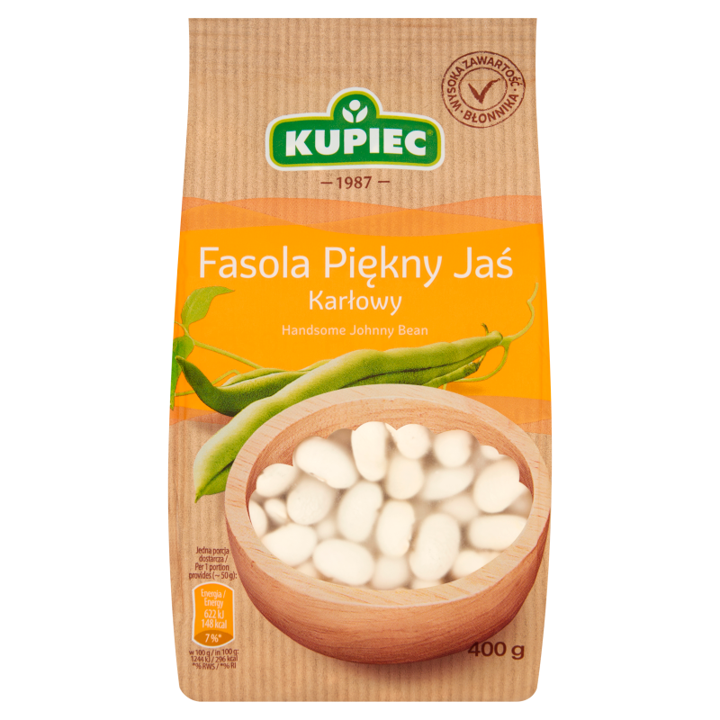 Kupiec Fasola Piękny Jaś Karłowy 400g