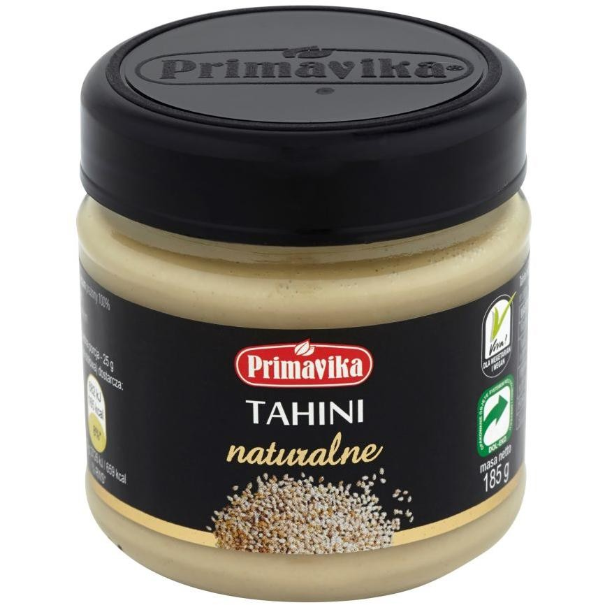 Primavika Tahini naturalne sezam prażony 100% 185 g TAHINI185G
