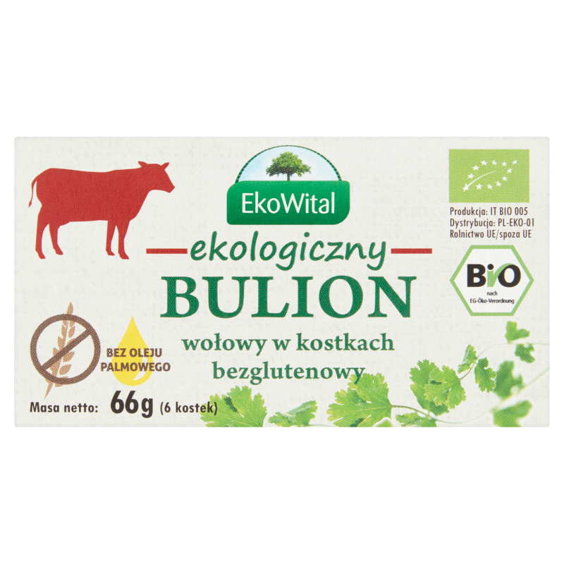EkoWital bulion wołowy w kostkach BIO