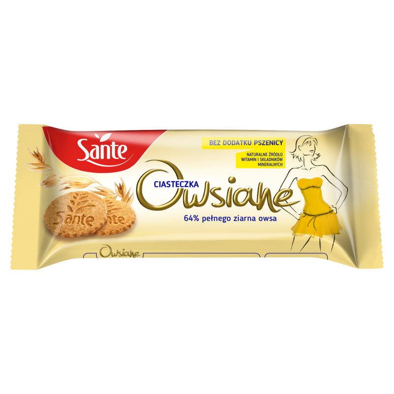 Sante CIASTECZKA OWSIANE NATURALNE 138G