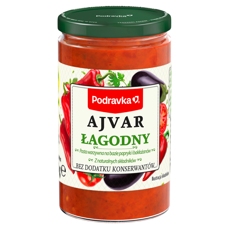Podravka PASTA AJVAR ŁAGODNY 195G + ŁYŻECZKA GRATIS Dzień  w piątek 30.06.2017! 25546565