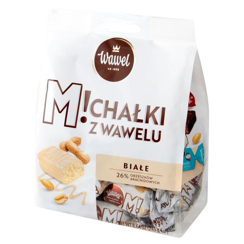 Wawel, cukierki Michałki z Wawelu białe, 245 g