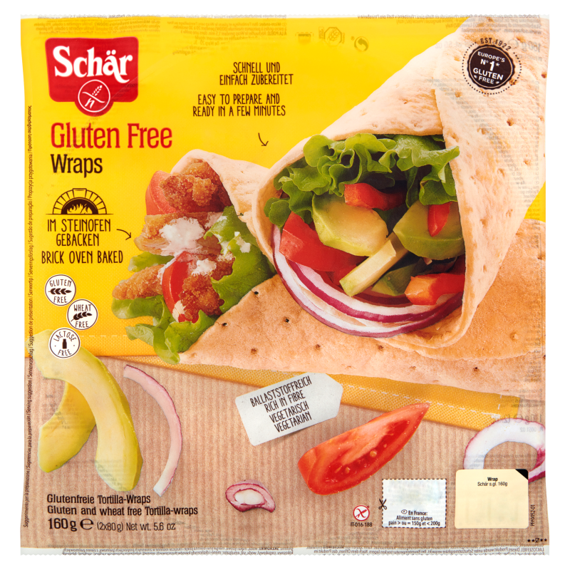 Schar WRAPS BEZGL. 160 g - 8008698011683