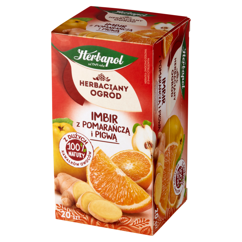 Herbapol Herbata herbaciany ogród imbir z pomarańczą i pigwą 20/p SPK729