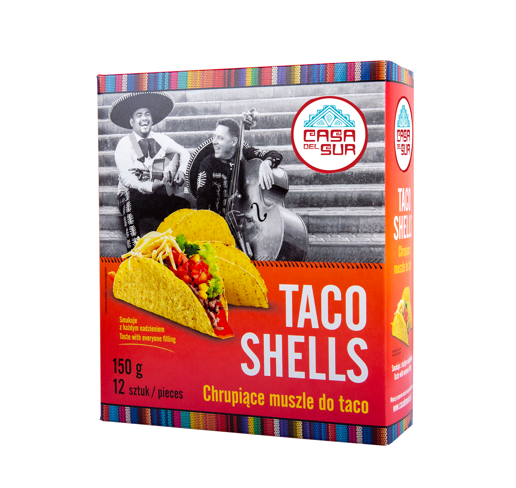Taco shells, muszle do taco 150g - Casa de Mexico
