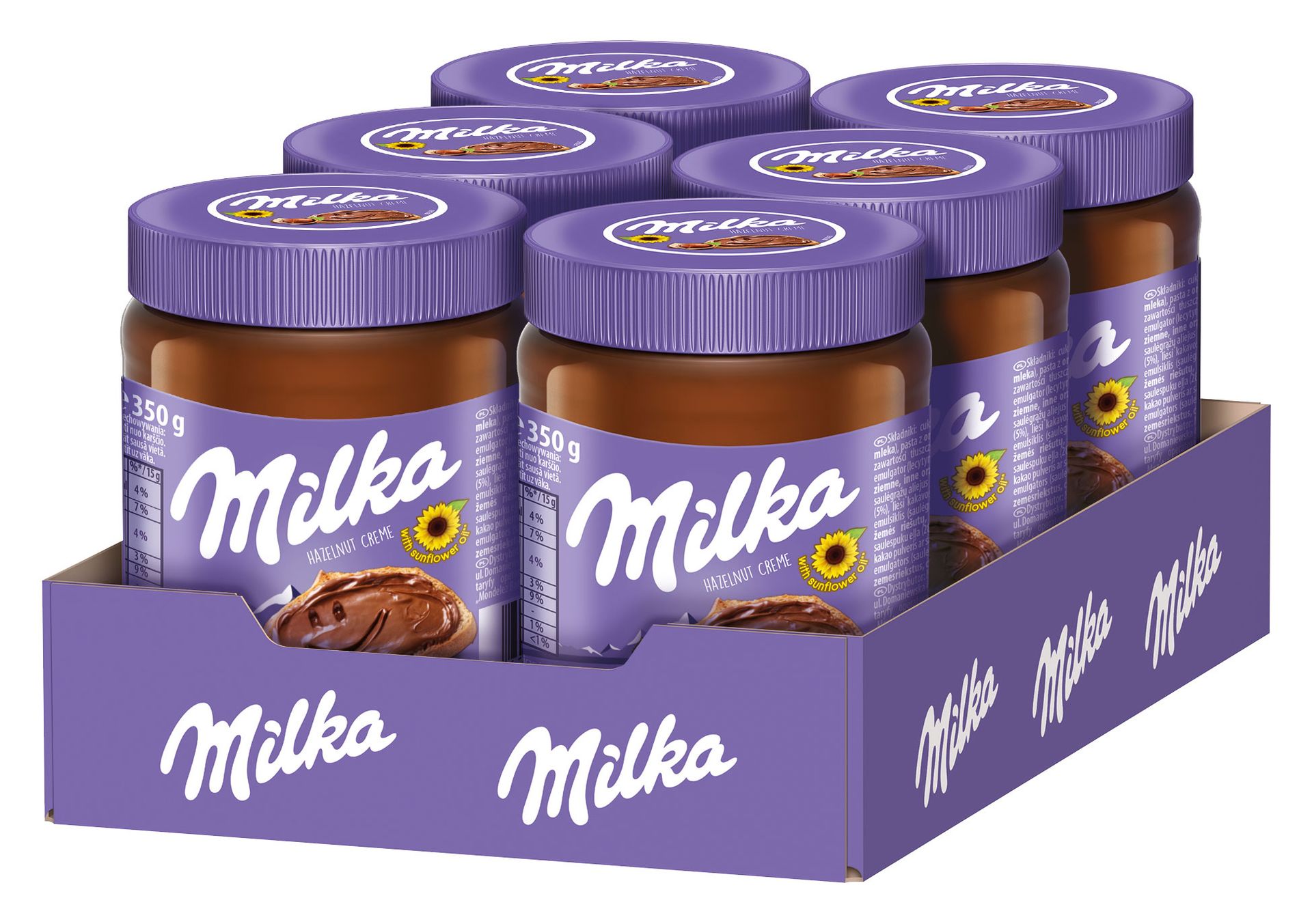 MILKA Krem czekoladowy z orzechami laskowymi