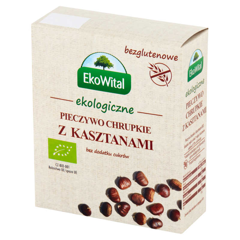 EkoWital Pieczywo chrupkie kasztanowe BEZGL. BIO 100 g eko-wital-7141