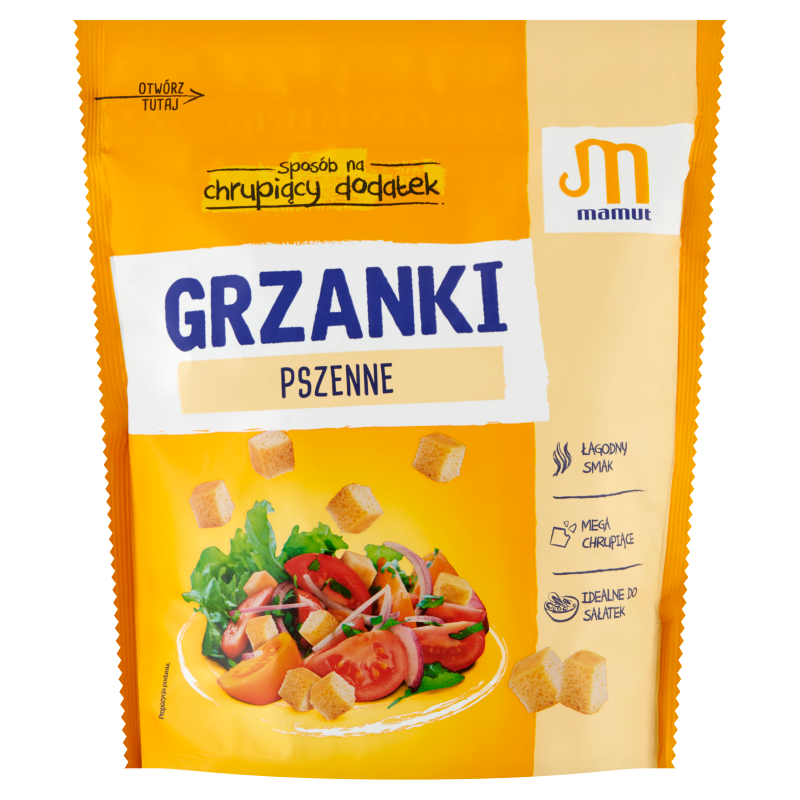 Mamut GRZANKI PSZENNE 150 G FOLIA zakupy dla domu i biura! 2768
