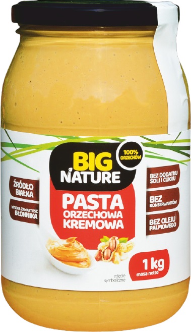 MIX Brands BIG Nature Pasta Orzechowa Crunchy 1kg Indie