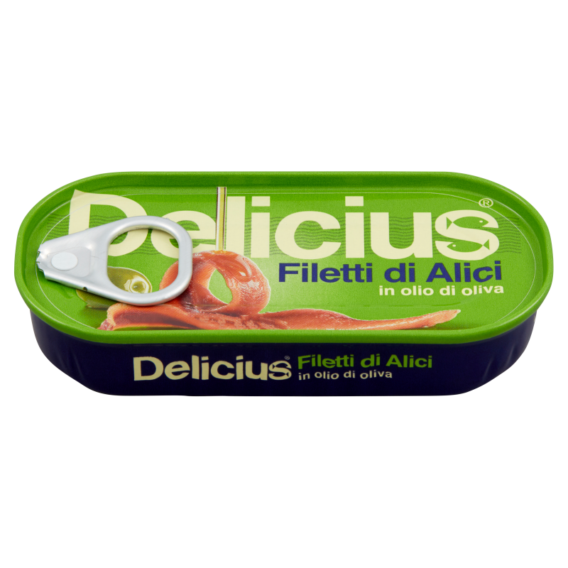Delicius Filety Anchois w oliwie z oliwek 46 g