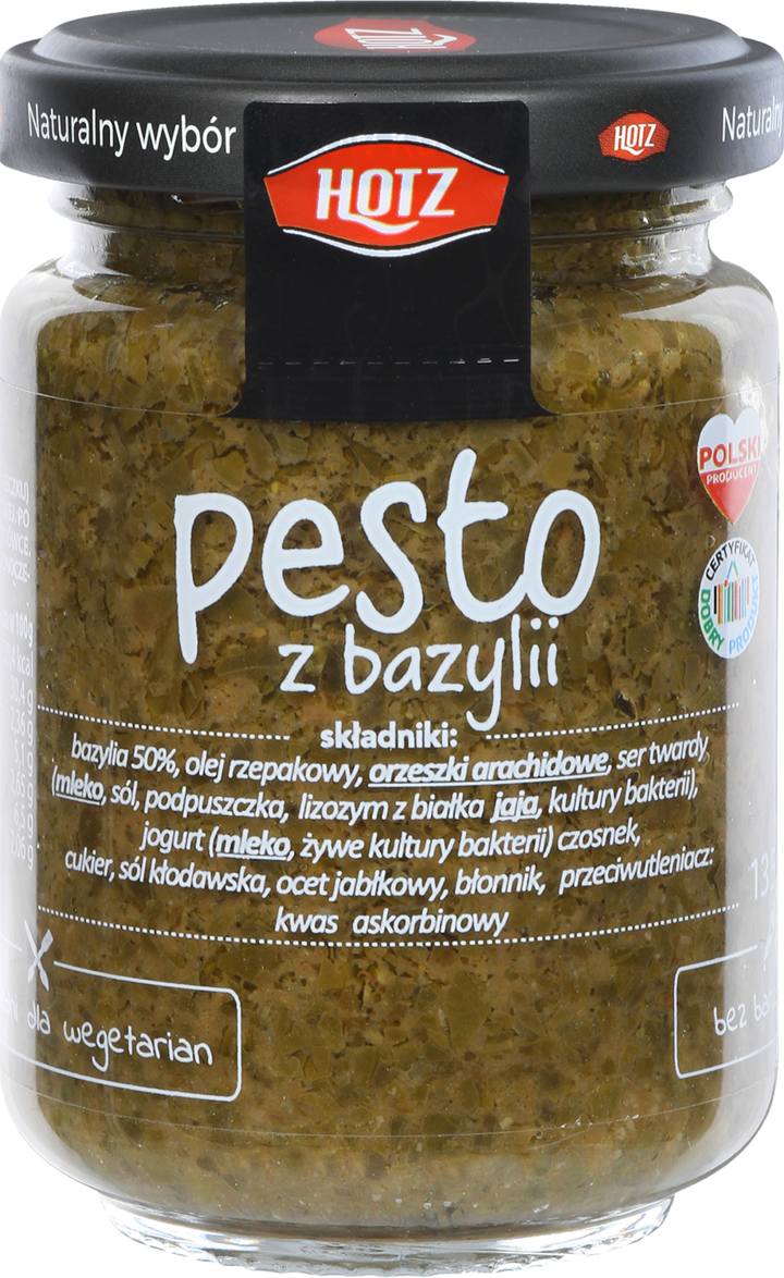 Hotz Pesto bazyliowe HOTZ, 130g