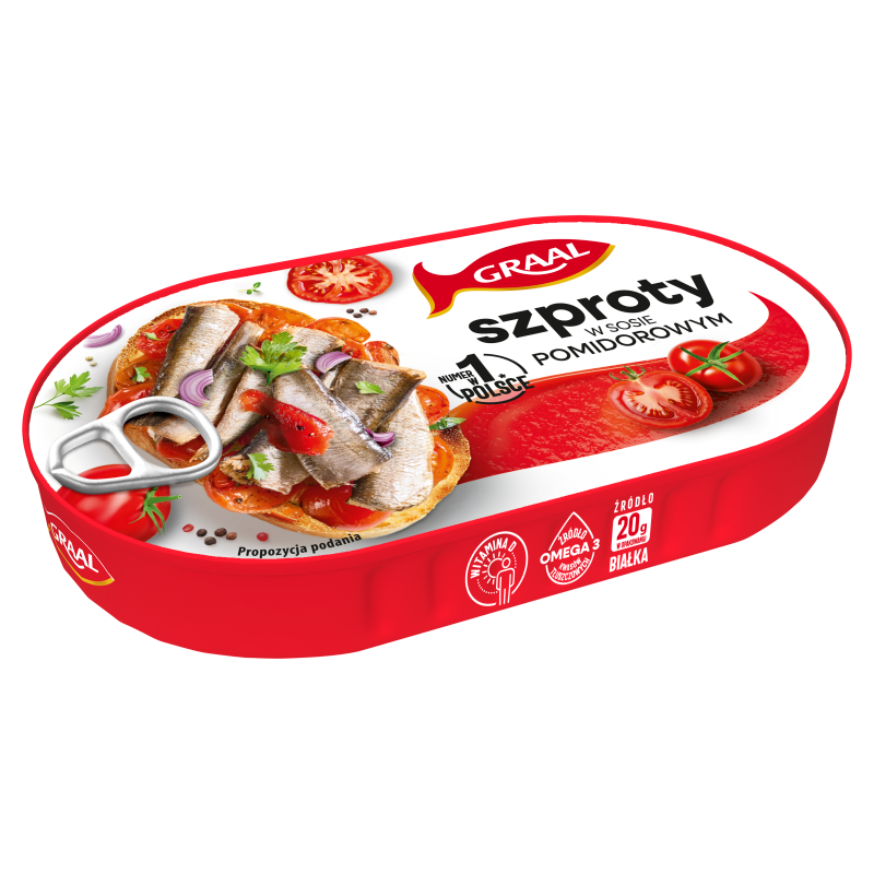 Graal SZPROT W SOSIE POMIDOROWYM EO GRAAL 170 G zakupy dla domu i biura! 40145674