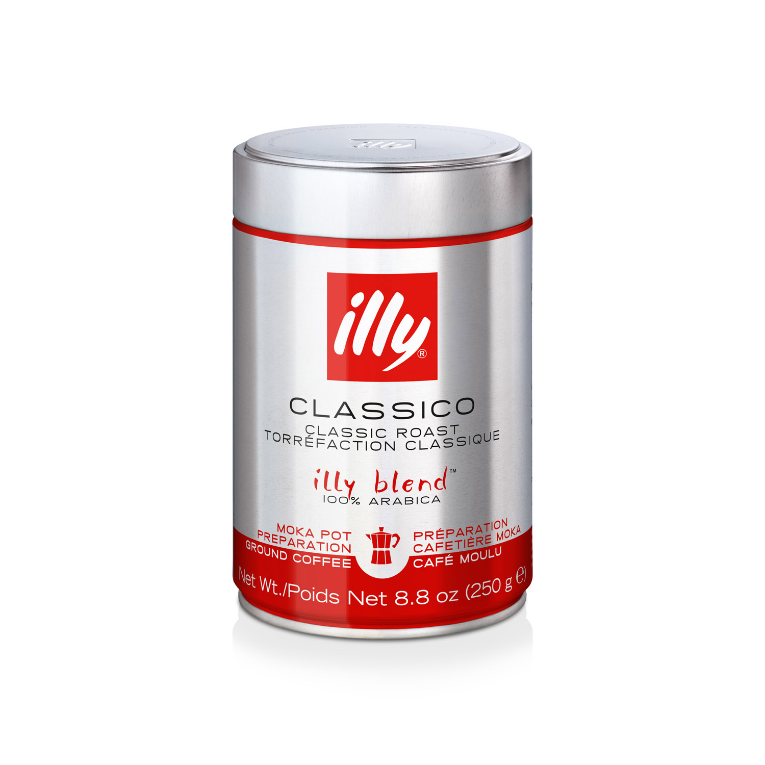 Illy KAWA WŁOSKA Moka (puszka) 250g