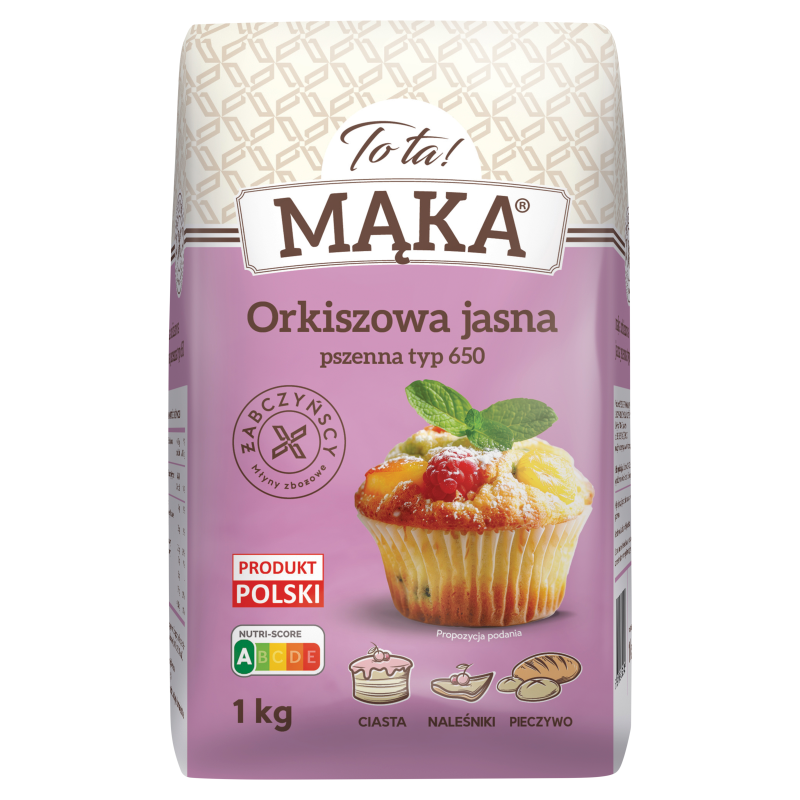 TO TA Mąka orkiszowa jasna 1 kg