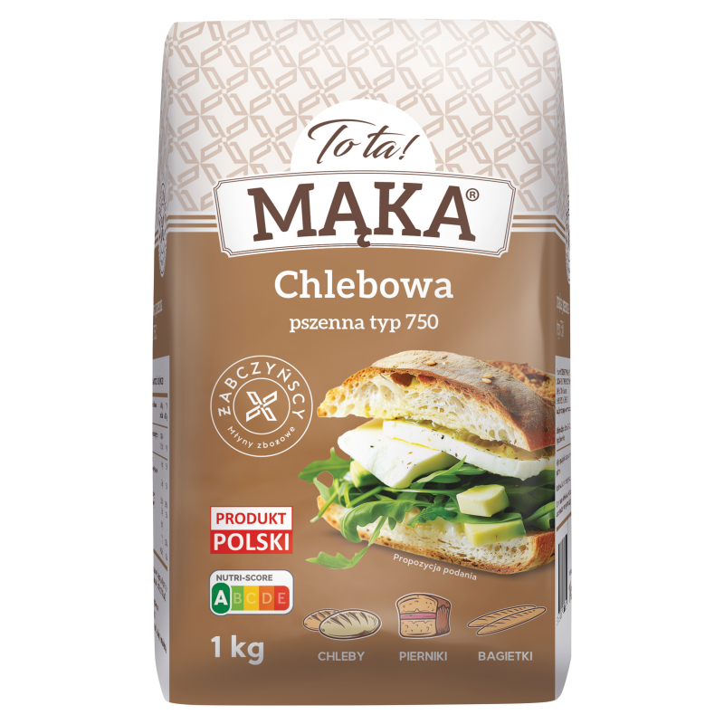 Mąka pszenna typ 750 1kg To ta Mąka