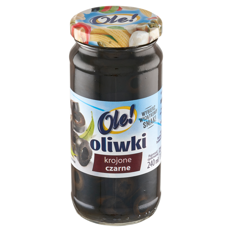 Ole! Oliwki czarne krojone 240 ml