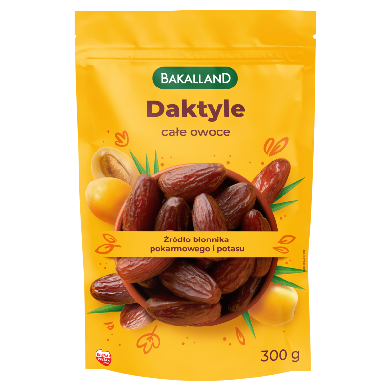 Bakalland Daktyle suszone całe owoce 300 g