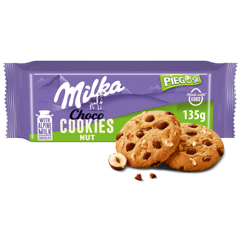 Milka PIEGUSKI Z ORZECHAMI 135G zakupy dla domu i biura 58656059