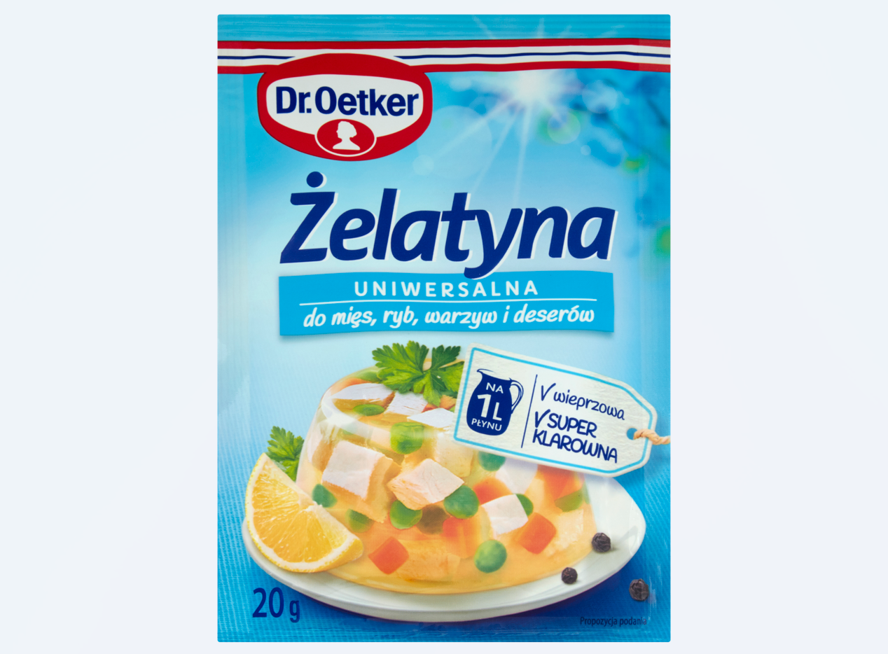 Dr. Oetker Żelatyna wieprzowa 20 g Dr. Oetker