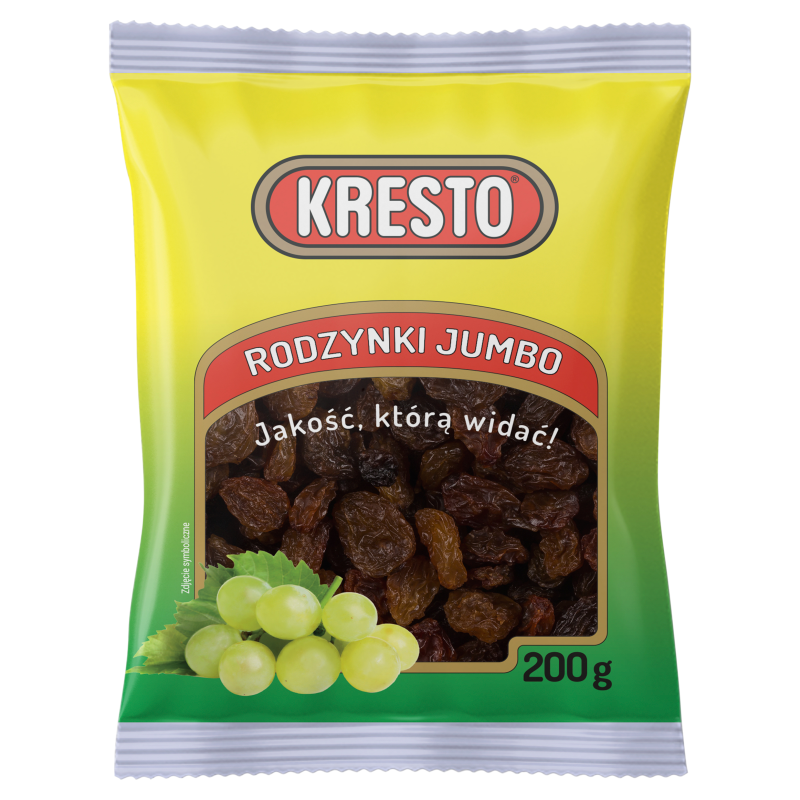 Kresto RODZYNKI JUMBO 200G zakupy dla domu i biura 36062131