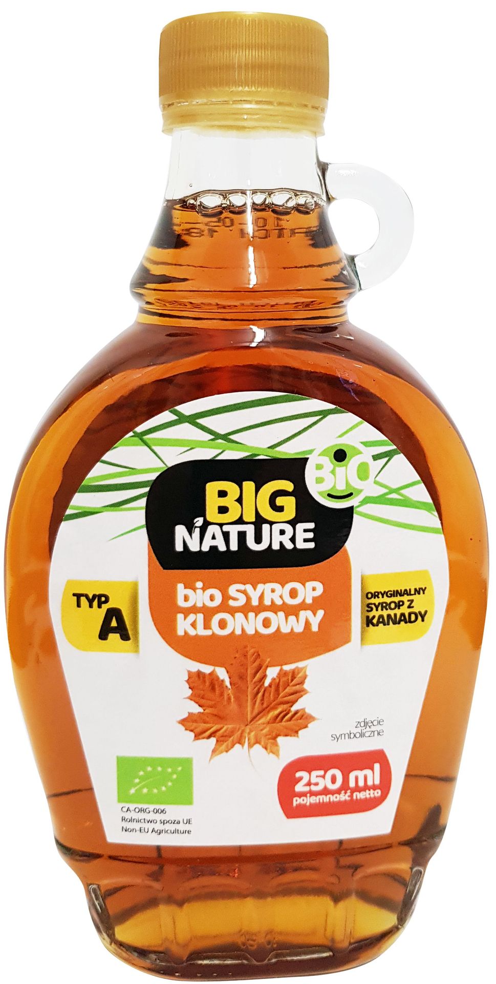 BIG NATURE Syrop klonowy BIO 250ml - BIG NATURE 5903293144022