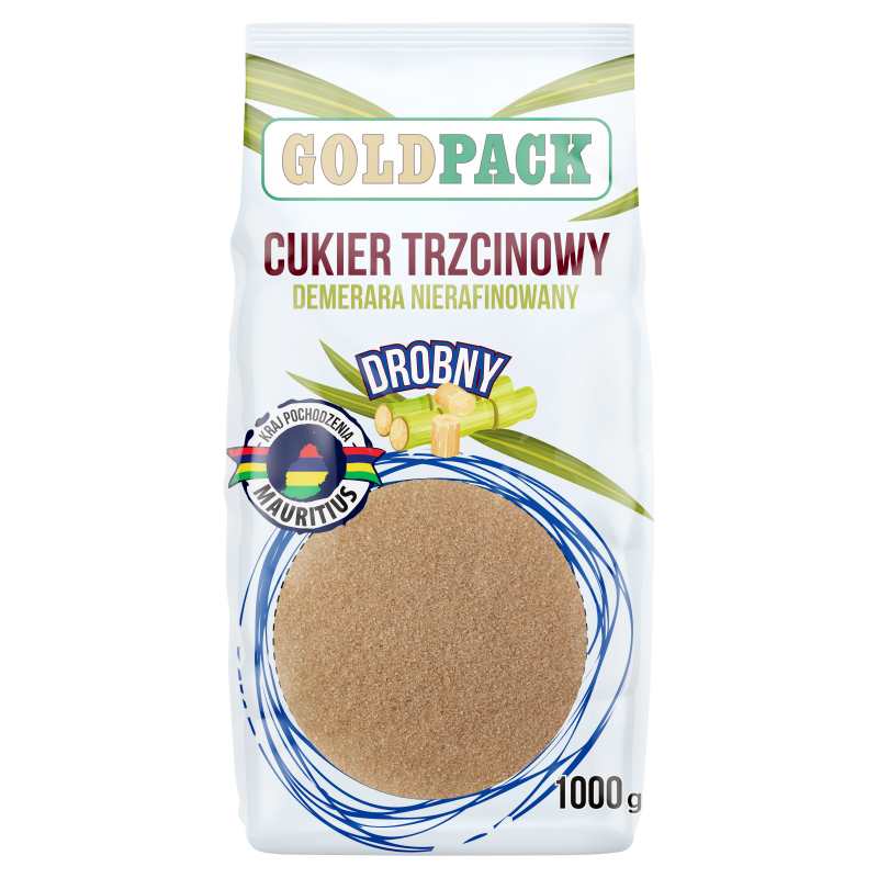 Goldpack Cukier Trzcinowy Drobny 1Kg
