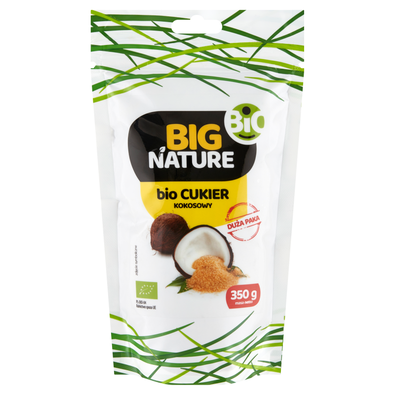 BIG NATURE Cukier kokosowy Bio 350g - Big Nature 5903293144268