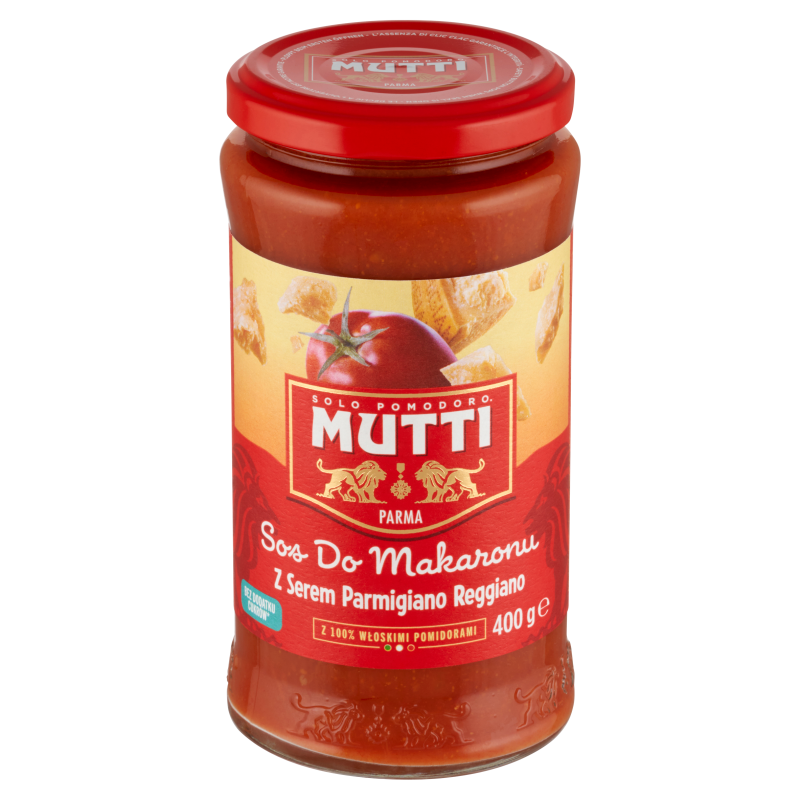 Mutti Sos pomidorowy z serem parmigiano reggiano 400 g