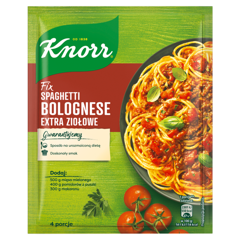 Knorr Fix Bolognese ziołowe 42g
