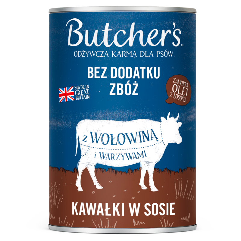 Butcher's Karma dla psa kawałki z wołowiną w sosie 400 g