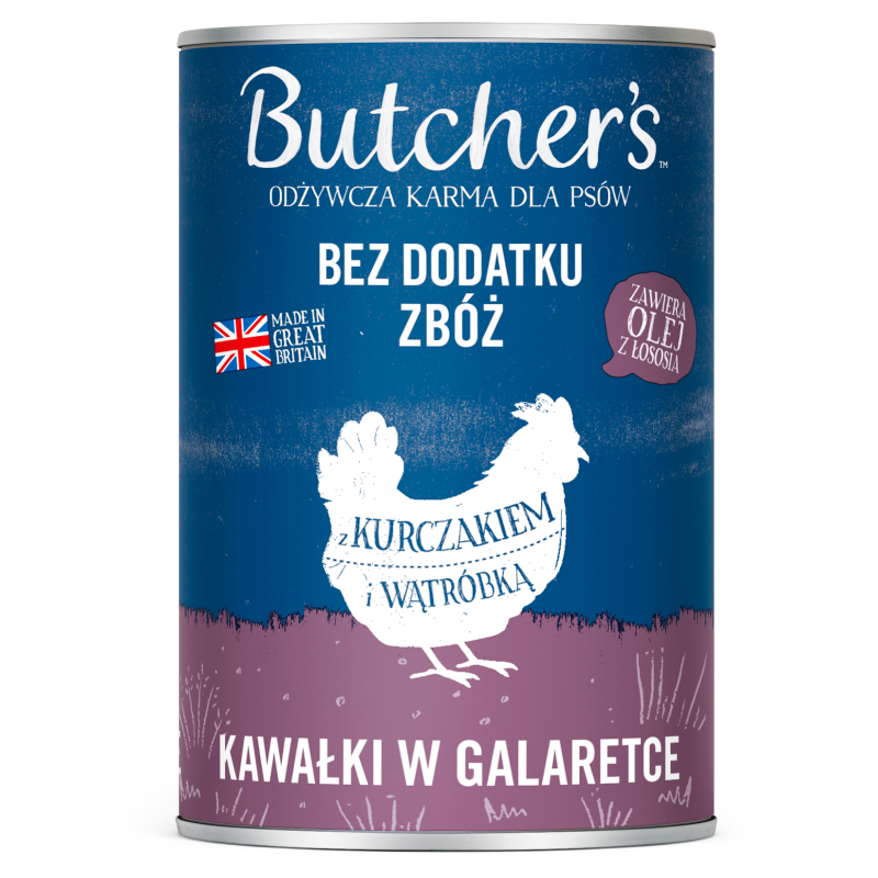 Butcher's Karma dla psa kawałki z kurczakiem w galaretce 400 g