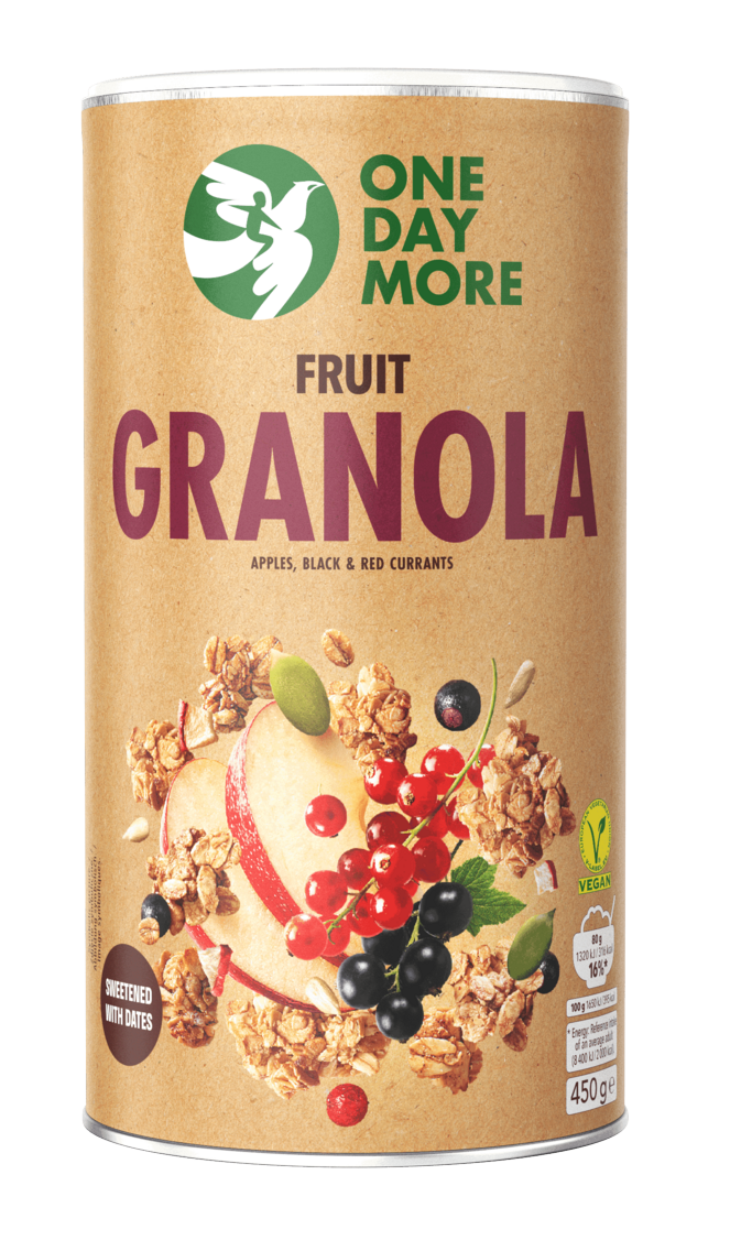 OneDayMore Granola Owocowa 450g