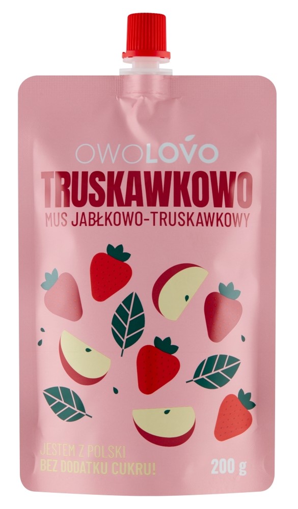 Owolovo Mus Jabłkowo Truskawkowy 200g - Owolovo
