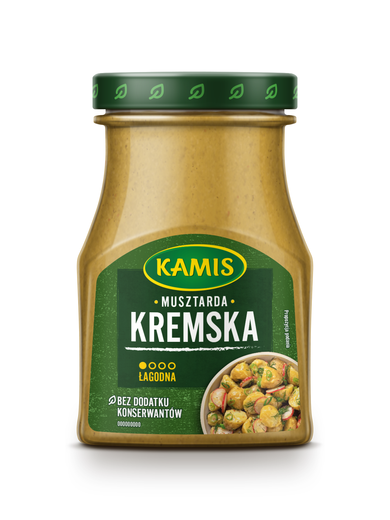 Kamis musztarda kremska łagodna 185g