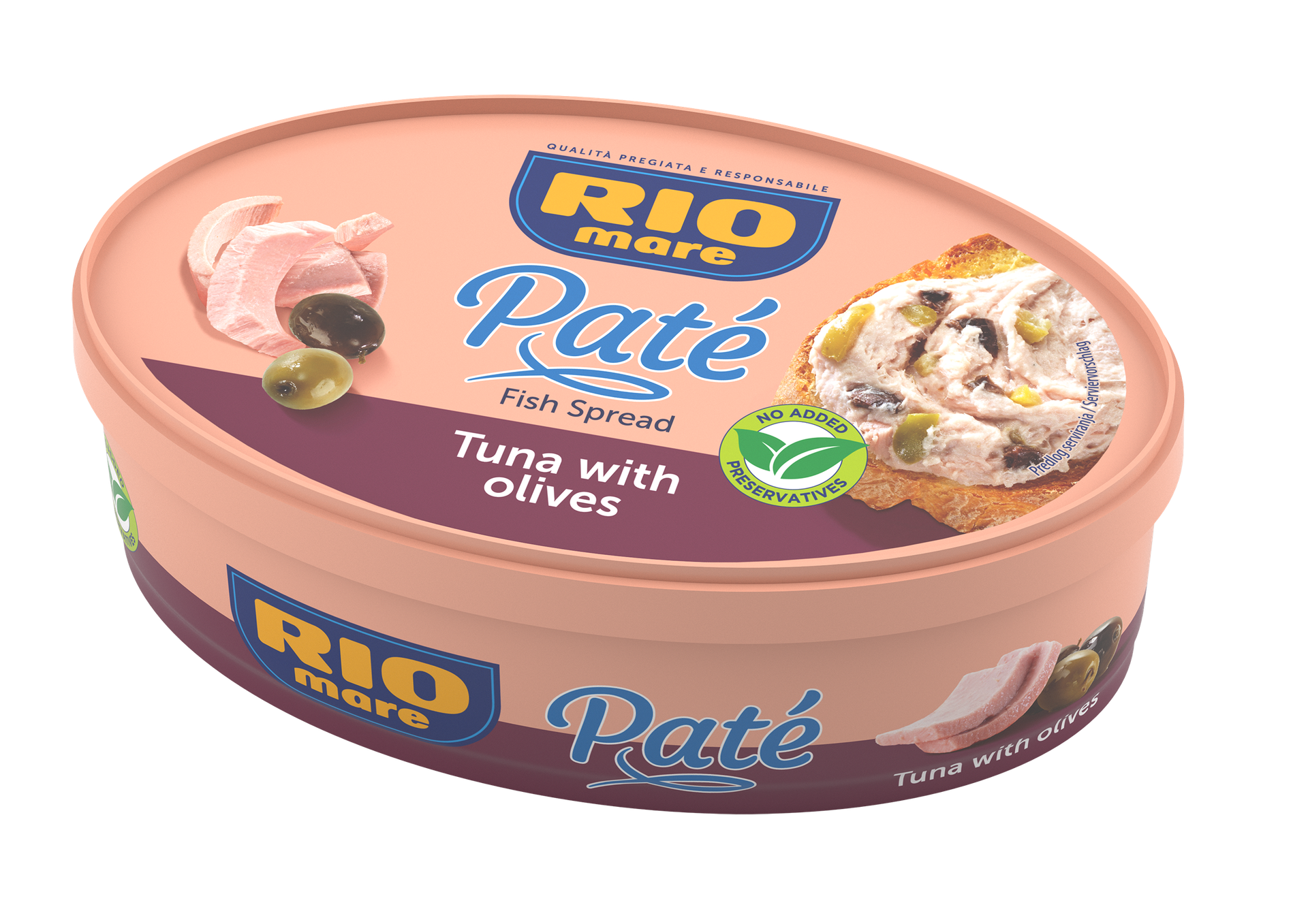 .Rio Mare pasztet z tuńczyka z oliwkami 115g