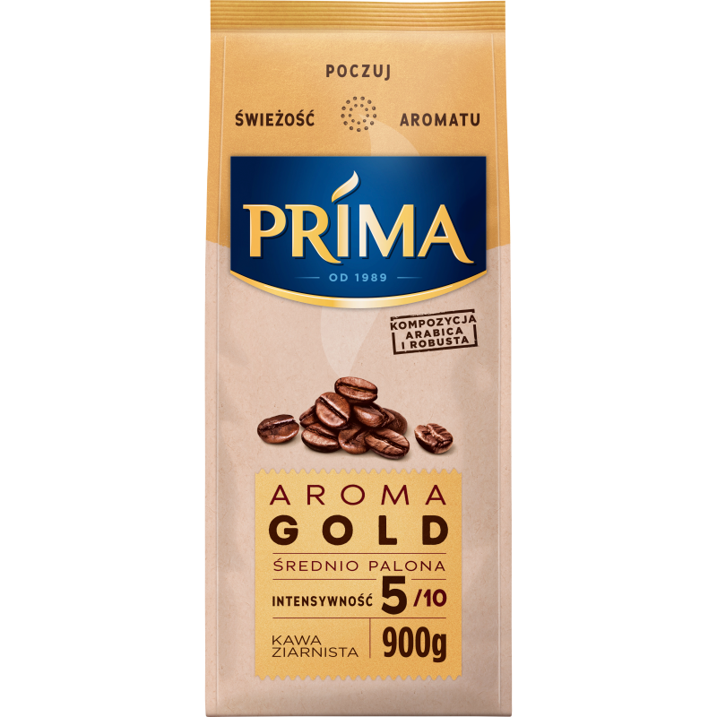 Prima Aroma Gold 900g kawa ziarnista
