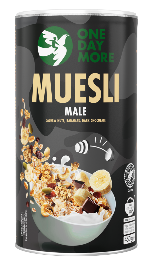 OneDayMore Musli męskie 450g