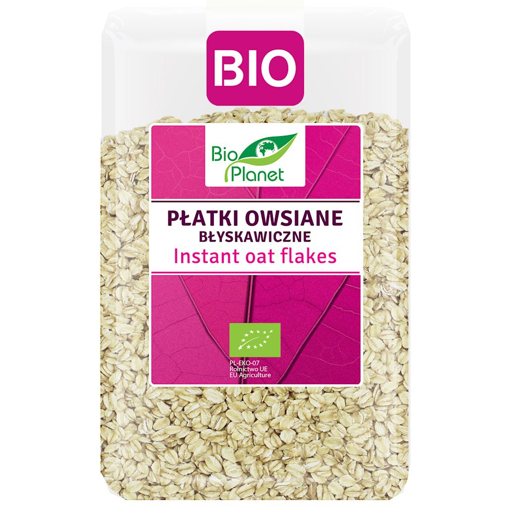Bio Planet Płatki owsiane błyskawiczne 1 kg Bio