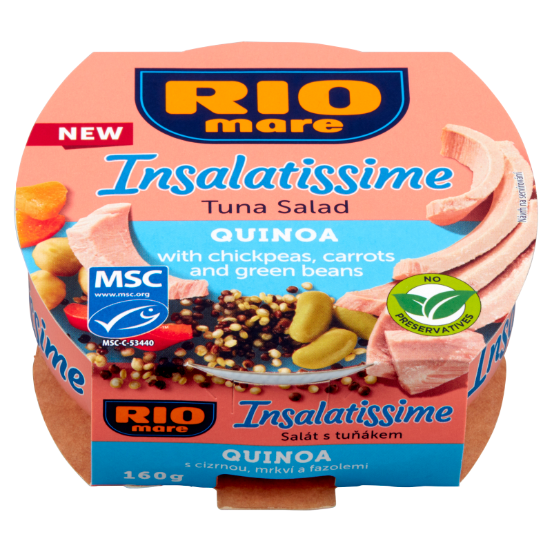 Rio Mare Insalatissime Sałatka z komosą ryżową i tuńczykiem 160 g