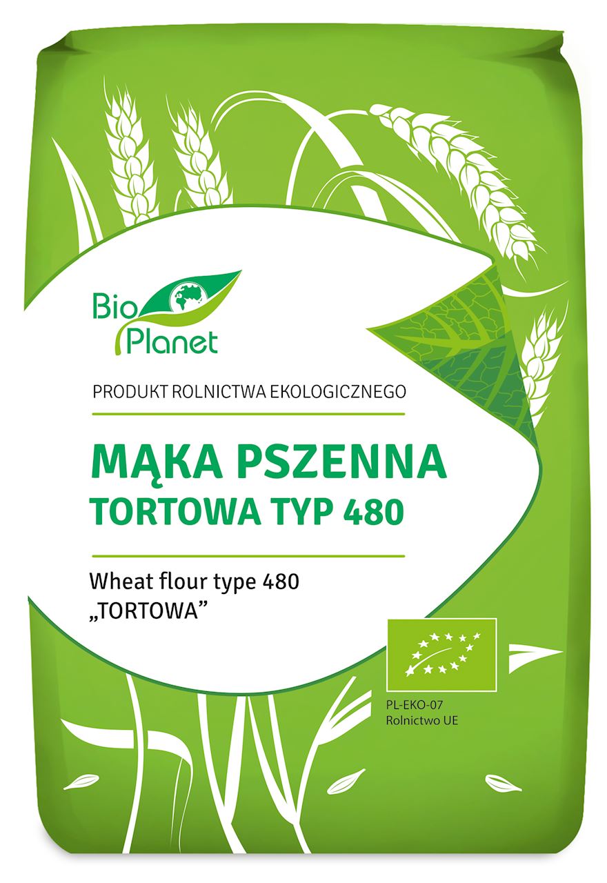 BIO Planet SERIA MĄKI I SKROBIE mąka pszenna typ 550 bio 1 kg
