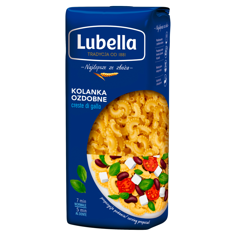 Lubella Creste Di Gallo Makaron Kolanka Ozdobne 400 G