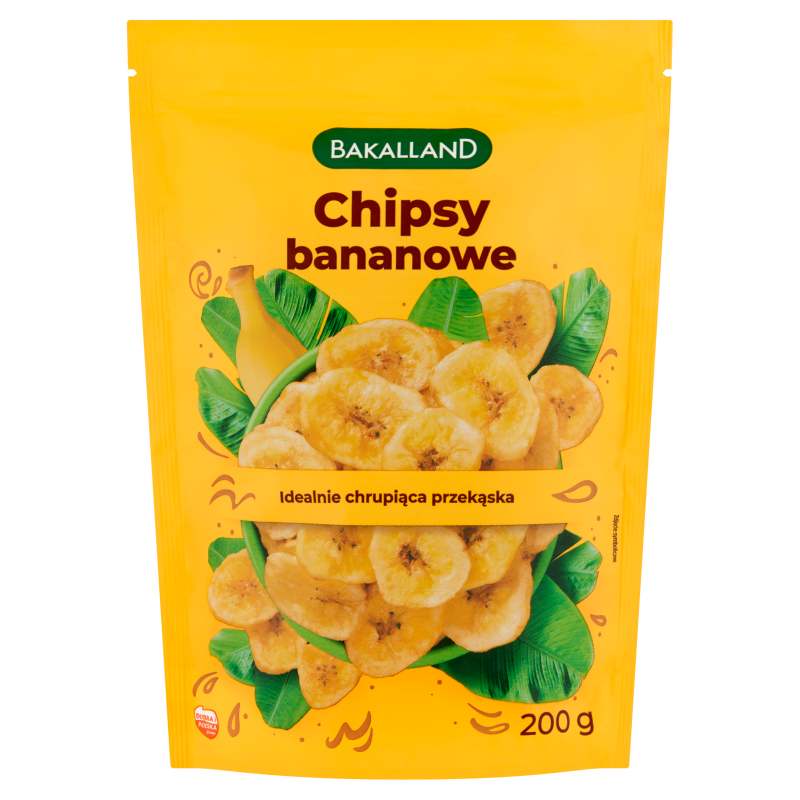 Bakalland Chipsy bananowe 200 g
