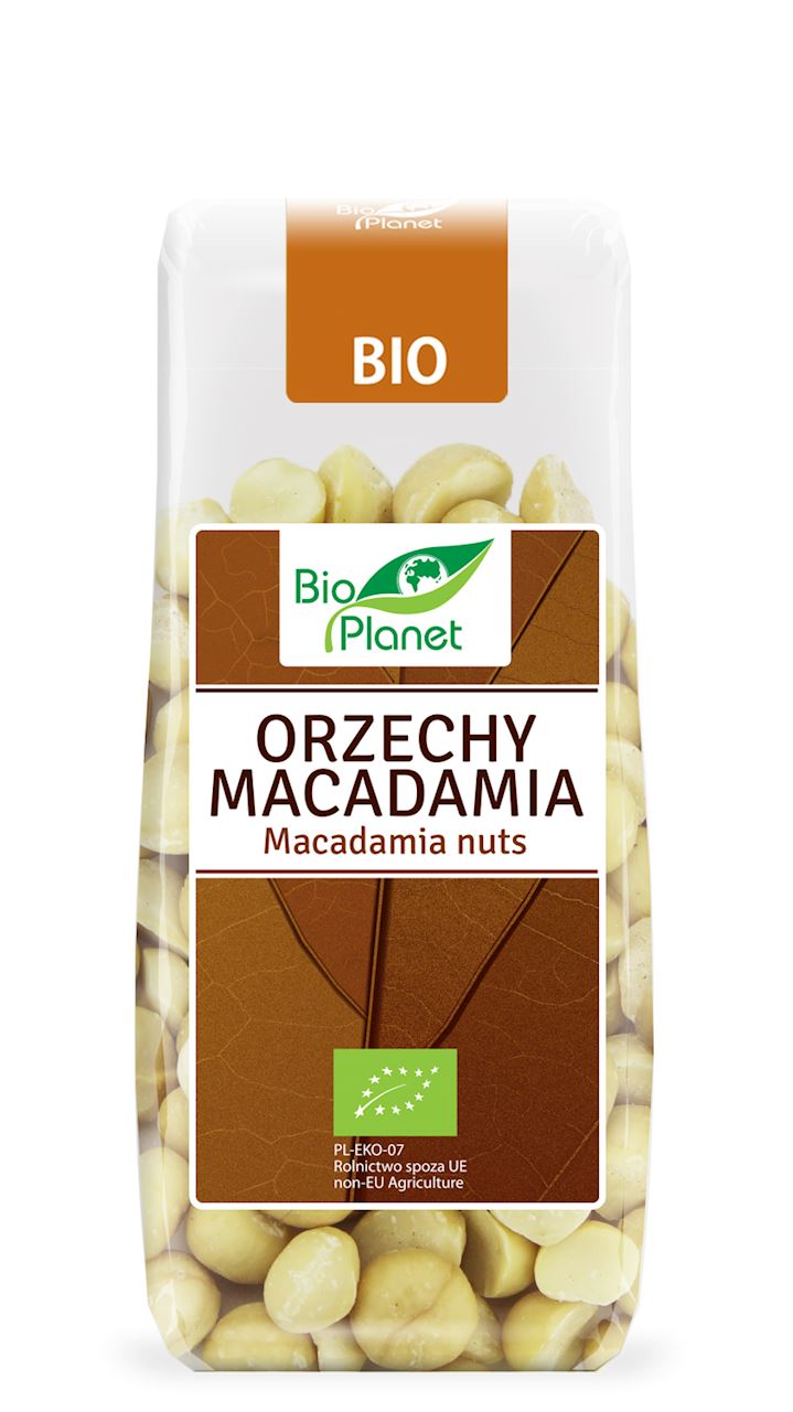 Bio Planet Orzechy Macadamia ekologiczne 75szt 5907814668622