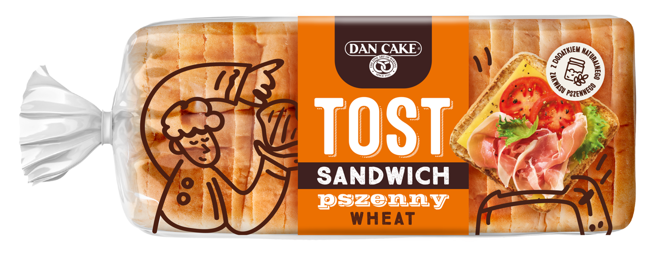 Dan Cake Chleb Tostowy Pszenny Sandwich Xxl 750 G