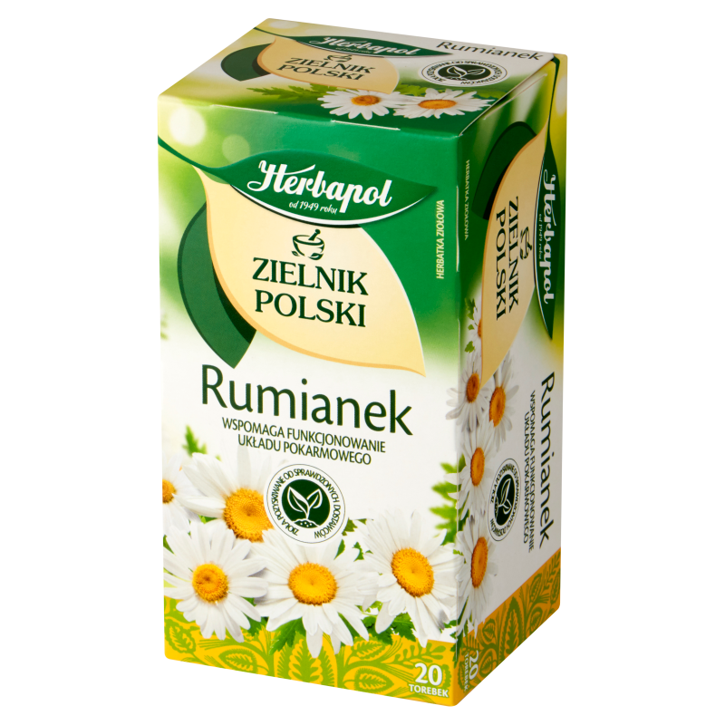 ZIELNIK POLSKI Herbapol Zielnik Polski Rumianek Herbatka ziołowa 30 g (20 saszetek)