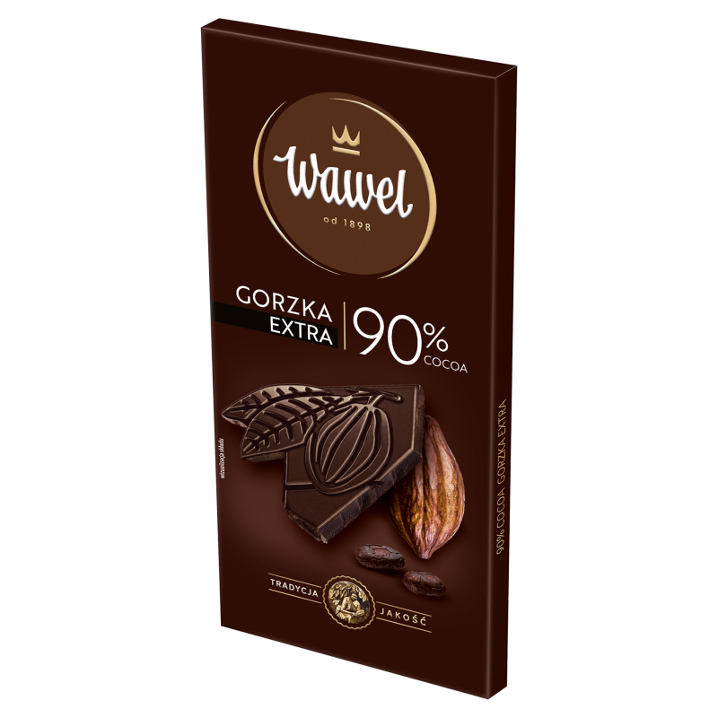 Wawel Czekolada extra gorzka 90 % cocoa 100 g
