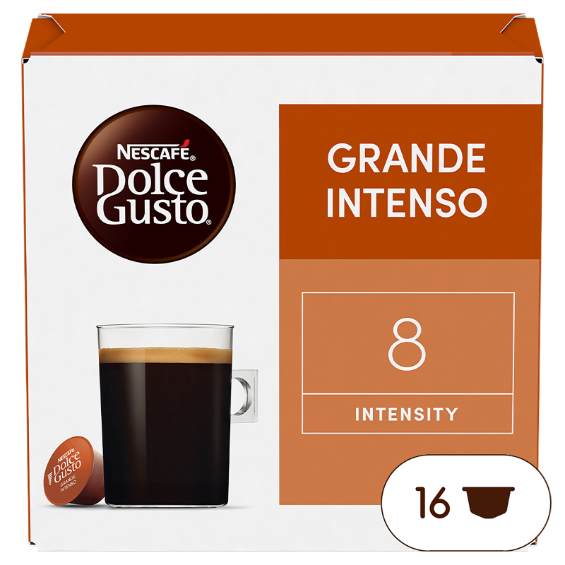 Nescafe NESTLÉ Kapsułki Dolce Gusto Grande Intenso 16 sztuk 7613287162281