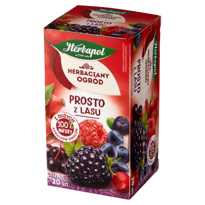 Herbapol Herbapol Herbaciany Ogród Herbatka owocowo-ziołowa prosto z lasu 50 g (20 x 2,5 g)