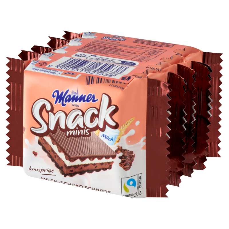 Manner Wafle kakaowe z kremem mlecznym 5-cio pack