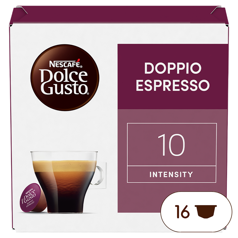 Nescafe NESTLÉ Kapsułki Dolce Gusto Doppio Espresso 16 sztuk 7613287591517